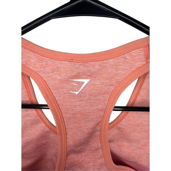 Gymshark Pink Ombré Razorback Athletic Fitted Sports Bra - Picture 5 of 5